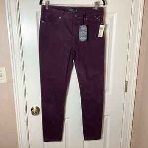 Lucky Brand Jeans Brooke Legging Midrise Jean NWT Deep Purple  - Size 10/30